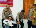 Tim Dokter RS Bhayangkara Polda Sumsel Berikan Pelayanan 113 Penyandang Disabilitas