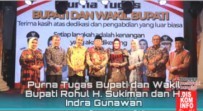 Malam Perpisahan Bupati dan Wakil Bupati Rohul Penuh Haru
