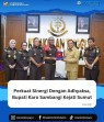 Perkuat Sinergi dengan Adhyaksa Bupati Karo Sambangi Kejati Sumut