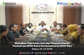 Bupati dan DPRD Rohul Konsultasi dengan BPKP Riau untuk Pelaksanaan Investasi di Rohul