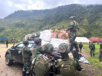 Prajurit Koops Habema Sinergi dengan Warga Mbua Jaga Keamanan Wilayah Papua