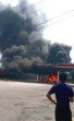 SPBU Lubuk Terap Terbakar Hebat, Terios Meledak, Dua Pompa BBM Disambar Api