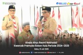 Alreza Ahyu Terpilih sebagai Ketua Kwarcab Pramuka Rokan Hulu Periode 2024–2029