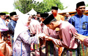 Pelepasan 68 Peserta Menuju MTQ Riau di Dumai oleh Bupati Bengkalis