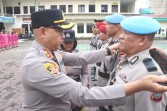 Kapolres Pimpin Serah Terima Jabatan Empat Pejabat Utama Polres Karo
